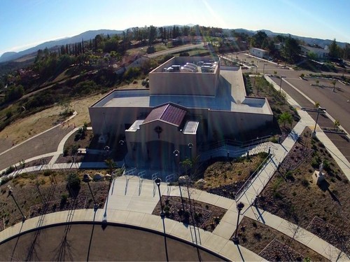 Aerial image of the Church