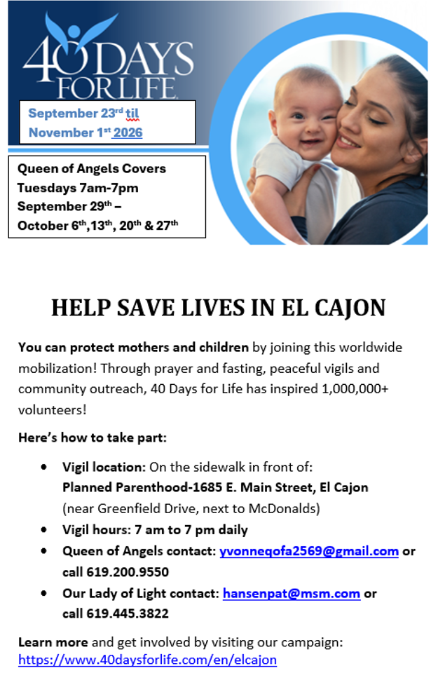 40 Days Flyer
